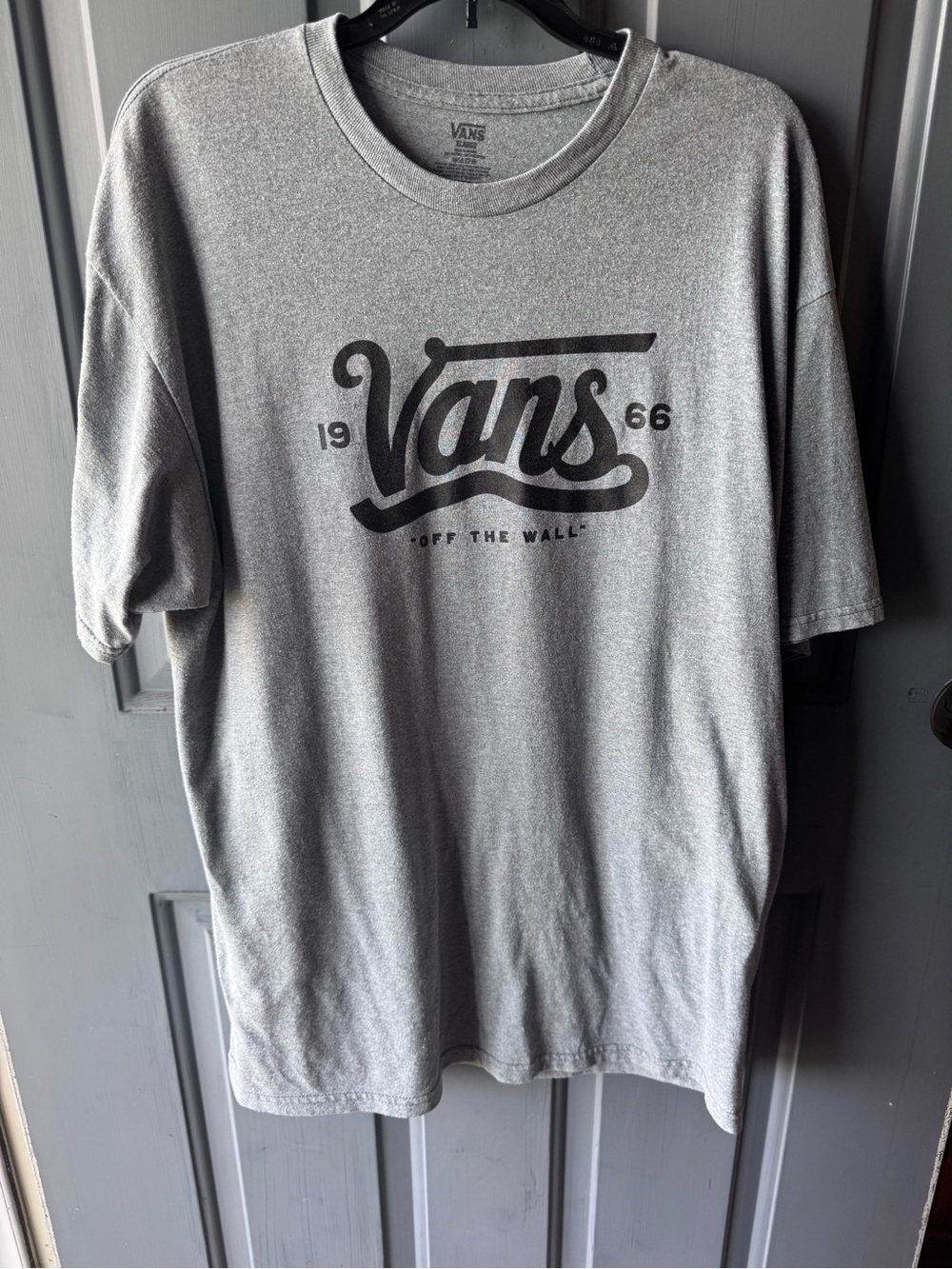 Vans Gray Short Sleeve Logo Tee